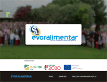 Tablet Screenshot of evoralimentar.pt